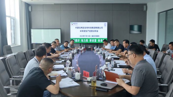 聚力创新 提质增效 | 两宜生物科技集团召开2025年上半年生产经营分析会