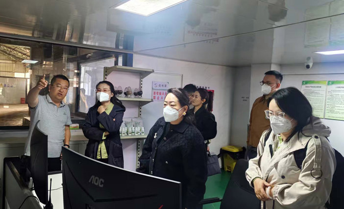 锡林郭勒盟及西乌旗科技部门领导调研锡盟分公司西乌旗病死畜禽无害化处理厂